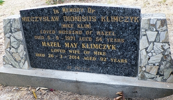 Hazel May KLIMCZYK - Winton Cemetery