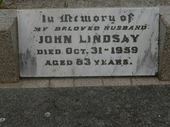 John LINDSAY - Winton Cemetery