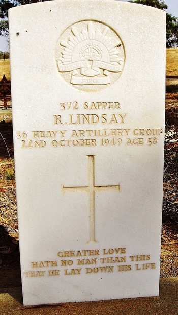 Robert LINDSAY - Winton Cemetery
