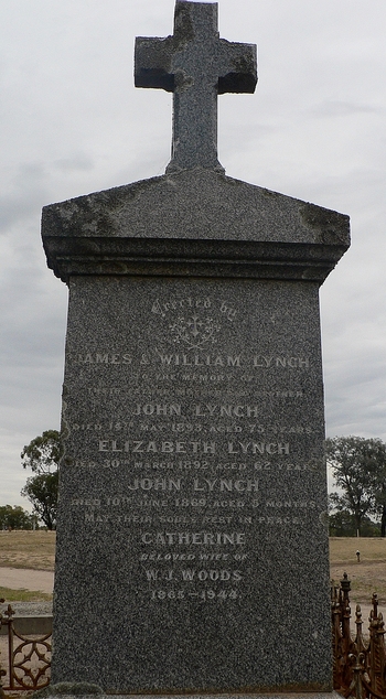 Elizabeth LYNCH - Winton Cemetery