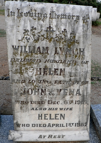 Helen Douglas LYNCH - Winton Cemetery
