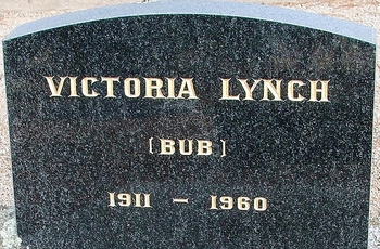 Victoria (Bub) LYNCH - Winton Cemetery