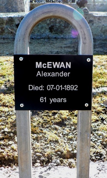 Alexander MCEWAN - Winton Cemetery