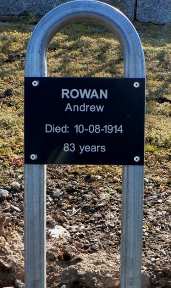 Andrew ROWAN - Winton Cemetery