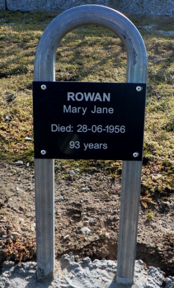 Mary Jane ROWAN - Winton Cemetery