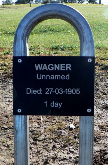Baby WAGNER - Winton Cemetery