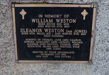 Eleanor WESTON - Winton Cemetery