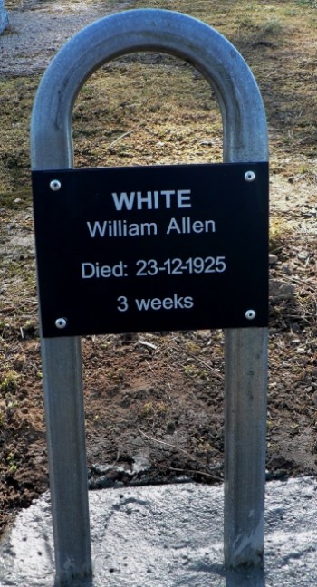William Allan WHITE - Winton Cemetery