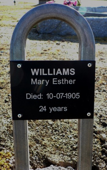 Mary Esther WILLIAMS - Winton Cemetery