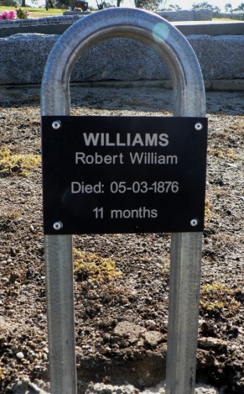 Robert William Henry WILLIAMS - Winton Cemetery