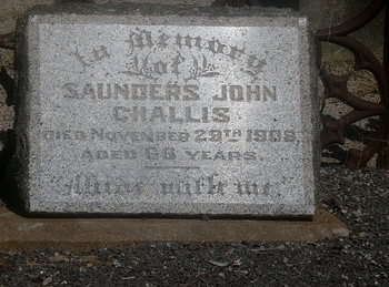Saunders John CHALLIS - Winton Cemetery