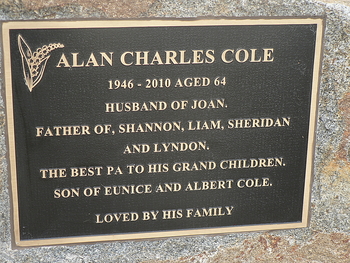 Alan Charles COLE - Winton Cemetery