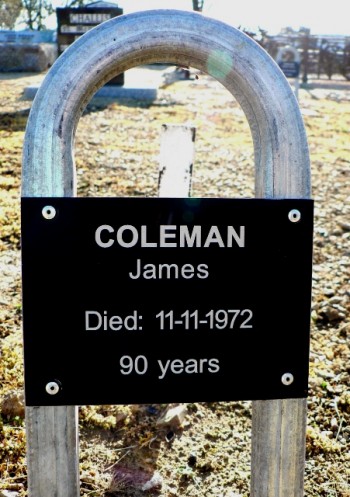 James COLEMAN - Winton Cemetery