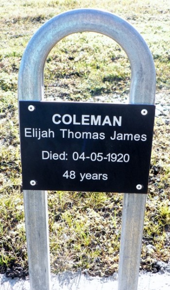 Thomas James COLEMAN - Winton Cemetery