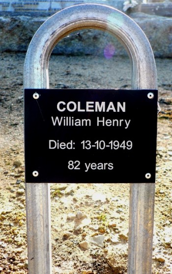 William Henry COLEMAN - Winton Cemetery