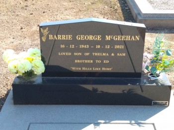 Barrie George MCGEEHAN - Moorngag Cemetery