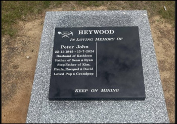 Peter John HEYWOOD - Moorngag Cemetery
