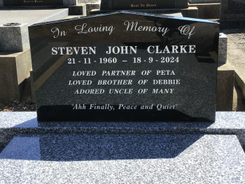 Steven John CLARKE - Moorngag Cemetery