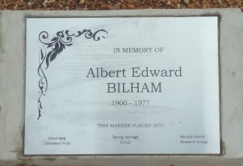 Albert Edward BILHAM - Moorngag Cemetery