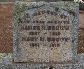 James Henry BROWN - Moorngag Cemetery