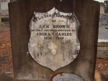 Ann BROWN - Moorngag Cemetery