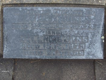 Patrick Francis BURNS - Moorngag Cemetery