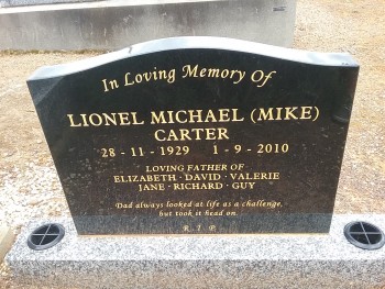 Lionel Michael CARTER - Moorngag Cemetery