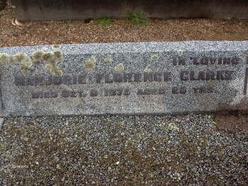 Marjory Florence CLARKE - Moorngag Cemetery