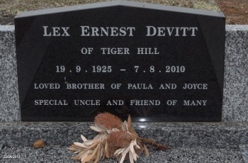 Lex Ernest DEVITT - Moorngag Cemetery