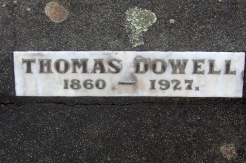 Thomas DOWELL - Moorngag Cemetery
