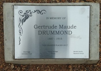 Gertrude Maud DRUMMOND - Moorngag Cemetery