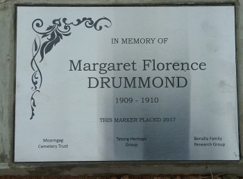 Margaret Florence DRUMMOND - Moorngag Cemetery