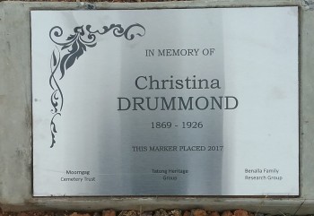 Christine DRUMMOND - Moorngag Cemetery