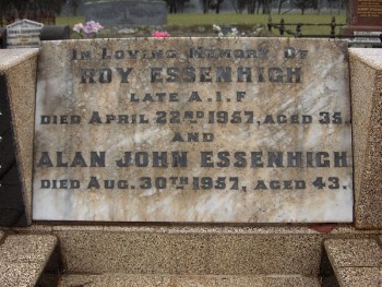 Alan John ESSENHIGH - Moorngag Cemetery