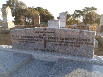 Ellen Victoria EVANS - Moorngag Cemetery