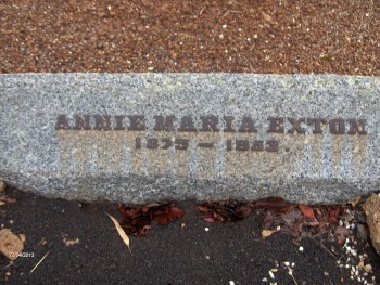 Annie Maria EXTON - Moorngag Cemetery