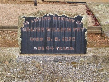 Walter William FRY - Moorngag Cemetery