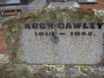 Arch GAWLEY - Moorngag Cemetery