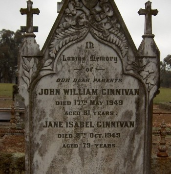 John William GINNIVAN - Moorngag Cemetery