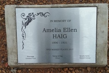 Amelia Ellen HAIG - Moorngag Cemetery