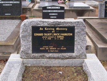 Edward Talbot HAMILTON - Moorngag Cemetery