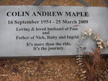Colin Andrew MAPLE - Moorngag Cemetery