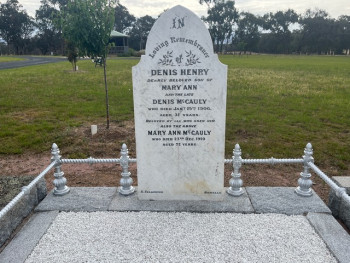 Denis Henry MCCAULEY - Moorngag Cemetery