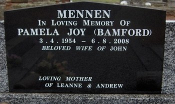 Pamela Joy MENNEN - Moorngag Cemetery
