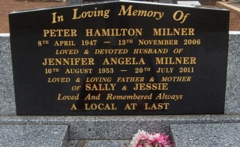 Peter Hamilton MILNER - Moorngag Cemetery