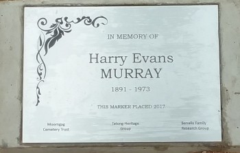 Harry Evans MURRAY - Moorngag Cemetery