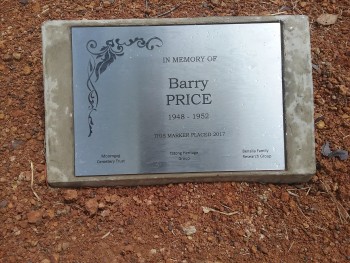 Barry PRICE - Moorngag Cemetery