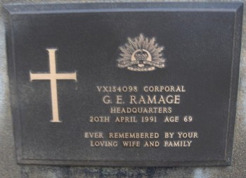 George RAMAGE - Moorngag Cemetery