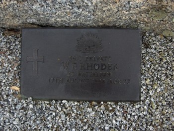 William F RHODES - Moorngag Cemetery
