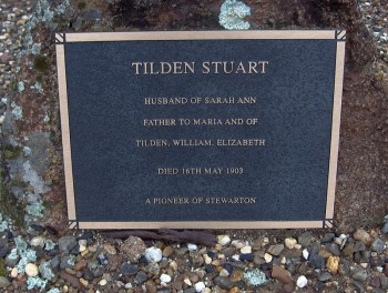 Tilden STUART - Moorngag Cemetery